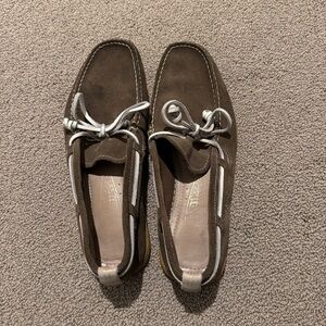 n.d.c. Brown and White Boat Shoes